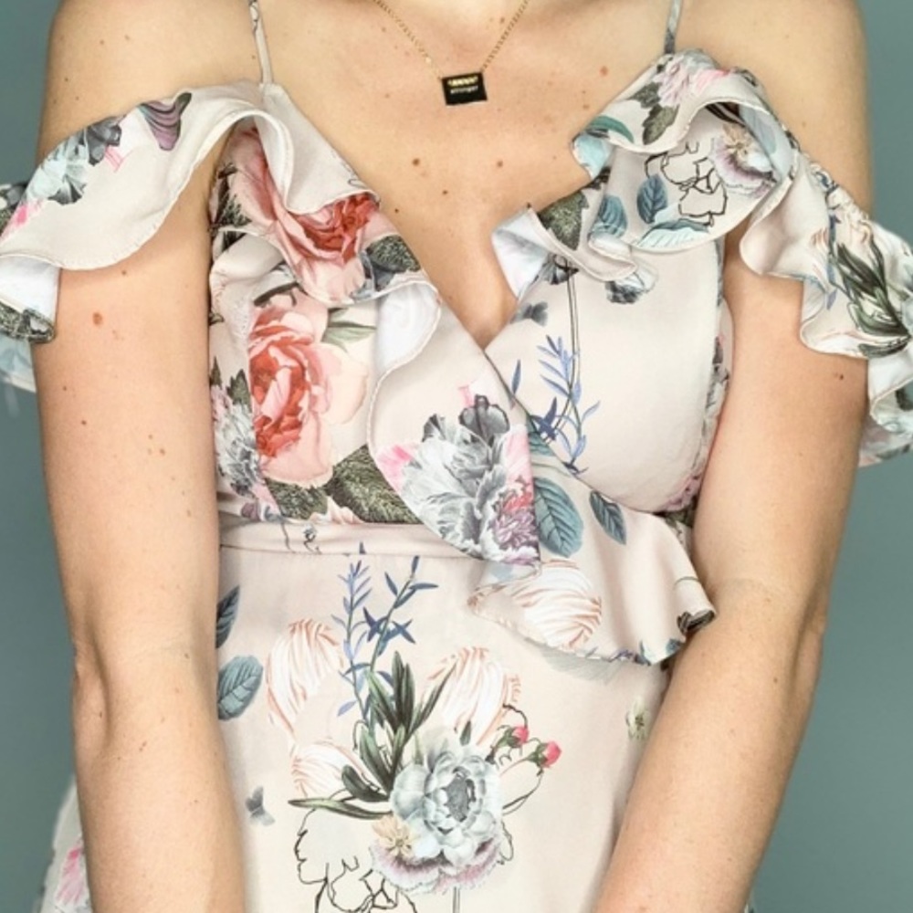 MAJORELLE SALSA FLORAL MINI RUFFLE DRESS SZ XS NWT - Picture 6 of 11